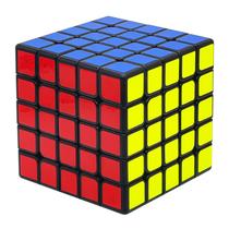 Brinquedo Cube Puzzle Shengshou 5x5x5 Speed Cube Black ABS 150g