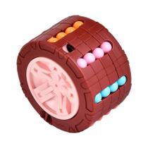 Brinquedo Cubo Cilíndrico 3D Quebra-Cabeça Mágico De Feijão Giroscópio Para Alívio Do Estresse