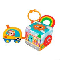 Brinquedo Cubo de Pelúcia Atividades Sensoriais Winfun - Yes Toys