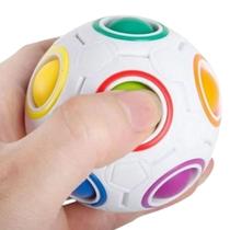 Brinquedo Cubo Magico Bola Puzzle Rainbow Ball 12 Furos