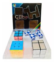 Brinquedo cubo mágico diversos formatos Brinquedo cubo mágico diversos formatos