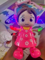 Brinquedo Dance Girl Boneca Musical Com Luz E Som Que Canta E Dança Lindo Presente