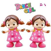 Brinquedo Dance Girl Boneca Musical Com Luz E Som Que Canta E Dança - TOYS
