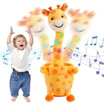Brinquedo Dancing Talking Giraffe LLUKEME para crianças de 1 a 3 anos