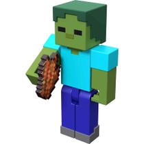 Brinquedo de ação Mattel Minecraft Craft-A-Block Zombie +6 anos Brinquedo de ação Mattel Minecraft Craft-A-Block Zombie +6 anos