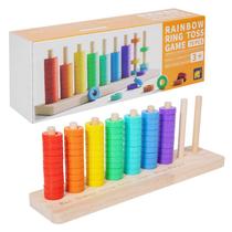 Brinquedo de adivinhação de cores Montessori para crianças Educational Wood Brinquedo de adivinhação de cores Montessori para crianças Educational Wood