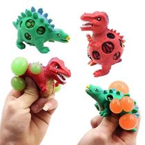 Brinquedo de Alívio do Estresse Wokex - Bola de Silicone com Dinossauro (x3)