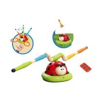 Brinquedo De Anel De Joaninha Para Crianças 5 Em 1 Jogo Musical De Lançamento De Anéis Para O Dia