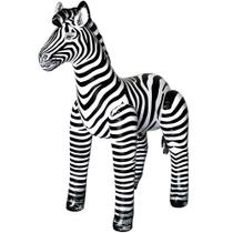 Brinquedo de animais inflável Jet Creations Zebra 80cm para crianças a partir de 3 anos