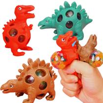 Brinquedo de Apertar Dinossauro Anti Estresse Squishies Coloridos