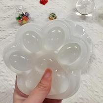 Brinquedo De Apertar Garra De Gato De Cristal De Lama Macia, Alívio De Estresse, Rebote Lento, Taba