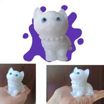 Brinquedo de Apertar Gatinho Squish Anti Estresse Gato Fofo