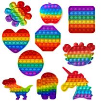 Tabuleiro Jogo Pop It Fidget Toy Dados Oval, Magalu Empresas