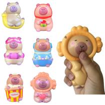 Brinquedo de apertar Squishy capivara Fidget Cheiro Doce