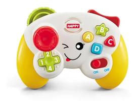 Brinquedo De Atividades Controle Vídeo Game Amarelo