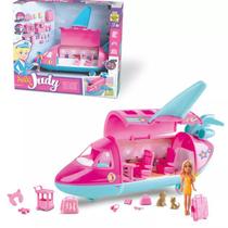 Brinquedo de Avião da Judy com Boneca Aeromoça Pets e acessórios Brinquedo de Avião da Judy com Boneca Aeromoça Pets e acessórios