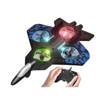 Brinquedo De Avião RC Para Meninos Com Luz, Planador a Jato 24G Controle Remoto, Avião De Espuma EPP