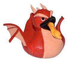 Brinquedo de banheira/piscina Rubber Duck Wild Republic Red Dragon de 10 cm para crianças Brinquedo de banheira/piscina Rubber Duck Wild Republic Red Dragon de 10 cm para crianças