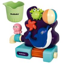 Brinquedo de Banho Agua Infantil Para Bebê Parque Aquático Do Golfinho Criança Com Ventosas Menino Menina Kababy