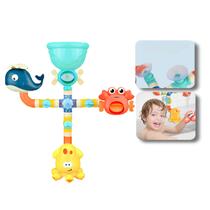 Brinquedo De Banho Baleia Gruda Na Parede Ventosa Bebê Água Brinquedo De Banho Baleia Gruda Na Parede Ventosa Bebê Água
