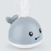 Brinquedo De Banho Baleia Que Solta Spray D'água Banheira Piscina Sensor Automático - Spray Water