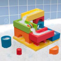 Brinquedo de banho BathBlocks Ball Run & Waterfall 3 a 9 anos Brinquedo de banho BathBlocks Ball Run & Waterfall 3 a 9 anos