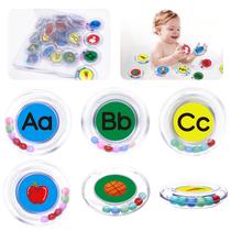 Brinquedo de banho Benesesqui 26 peças de alfabeto flutuante com bolsa de malha Brinquedo de banho Benesesqui 26 peças de alfabeto flutuante com bolsa de malha