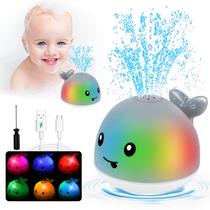 Brinquedo de banho BSVZAIYN Light up Toddla Whale Sprinkler Kids 1-8 anos Brinquedo de banho BSVZAIYN Light up Toddla Whale Sprinkler Kids 1-8 anos