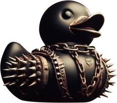 Brinquedo de banho colecionável Rubber Duck Dark Punk Gothic Style