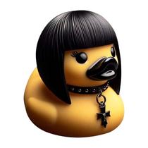 Brinquedo de banho colecionável Rubber Duck Gothic Style para adultos