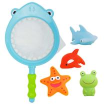 Brinquedo de banho com rede de captura e bichinhos diversos Brinquedo de banho com rede de captura e bichinhos diversos