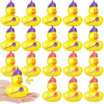 Brinquedo de banho Deekin 24 peças de 5 cm Princess Rubber Ducks