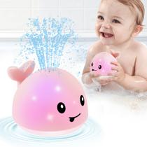 Brinquedo de banho Gigilli Light Up Whale Sprinkler para menina