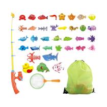 Brinquedo De Banho Infantil Jogo De Pesca Piscina Água Peixes Flutuantes Interativo Pais-Filhos Brinquedo De Banho Infantil Jogo De Pesca Piscina Água Peixes Flutuantes Interativo Pais-Filhos