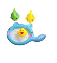 Brinquedo De Banho infantil Rede Pescaria Baby 3 Bichinhos