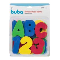 Brinquedo de Banho Letras e Números Buba