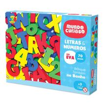 Brinquedo de Banho Natação Piscina Letras e Numeros Alfabeto EVA GGB Brinquedo de Banho Natação Piscina Letras e Numeros Alfabeto EVA GGB