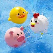 Brinquedo de banho NEXTAKE Glowing Fishing com bolas de animais brilhantes