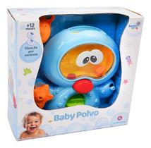 Brinquedo De Banho Para Bebe Baby Polvo Polibrinq BB3011
