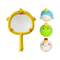 Brinquedo de Banho para Bebê com Luzes LED - Animais Fofos Flutuantes Brinquedo de Banho para Bebê com Luzes LED - Animais Fofos Flutuantes