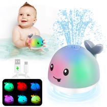Brinquedo de banho para bebês ANGGIKO Light Up Whale Sprinkler 1-3 anos Brinquedo de banho para bebês ANGGIKO Light Up Whale Sprinkler 1-3 anos