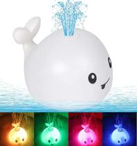 Brinquedo de banho para bebês Leipal Light Up Whale Spray para crianças com som