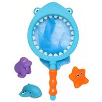 Brinquedo de Banho Pecaria Tubarão + 3 Bichinhos 09681 - Buba