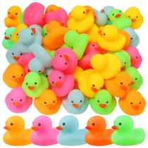 Brinquedo de banho Rubber Duck Ekisemio, pacote com 50 unidades, multicolorido Brinquedo de banho Rubber Duck Ekisemio, pacote com 50 unidades, multicolorido
