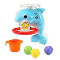 Brinquedo de banho VTech Dunking Dolphin Hoop para crianças