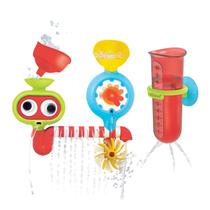 Brinquedo de banho Yookidoo Spin N Sprinkle Water Lab de 1 a 3 anos com ventosas