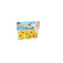 Brinquedo de banho Zoop Baby Ducklings +4 meses, conjunto multicolorido de 6