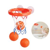 Brinquedo de basquete para banheira NEXTAKE Kids com 3 bolas de 18 milhões ou mais Brinquedo de basquete para banheira NEXTAKE Kids com 3 bolas de 18 milhões ou mais