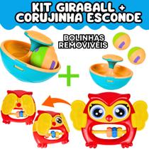 Brinquedo de Bebê Chocalho Educativo Mordedor Nenem Sensorial Infantil Criança Didático Bola Bolinha