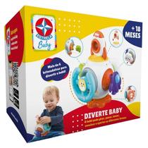 Brinquedo de Bebê Diverte Baby Atividades Multifuncional Estrela Brinquedo de Bebê Diverte Baby Atividades Multifuncional Estrela